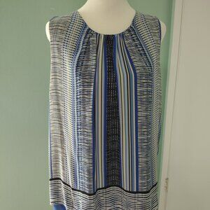 Rose & Olive Royal Blue Sleeveless Boulse Size XL